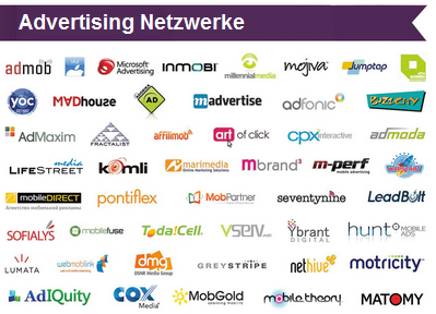 Die verschiedenen Mobile Advertising Netzwerke