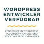 WordPress Entwickler verfügbar